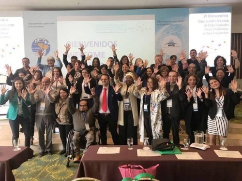 2018 - VI Encuentro Iberoamericano de Enfermedades Raras, Huérfanas o poco Frecuentes en Bogotá, Colombia.